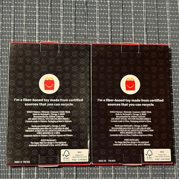 Pokemon 🌸 McDonald Packs, 10 Cards in each Pack | Set of 2 Packs - Picture 2 of 4